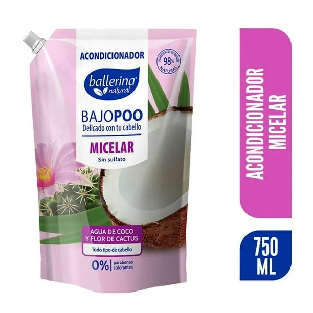 Acondicionador Ballerina Bajo Poo Micelar