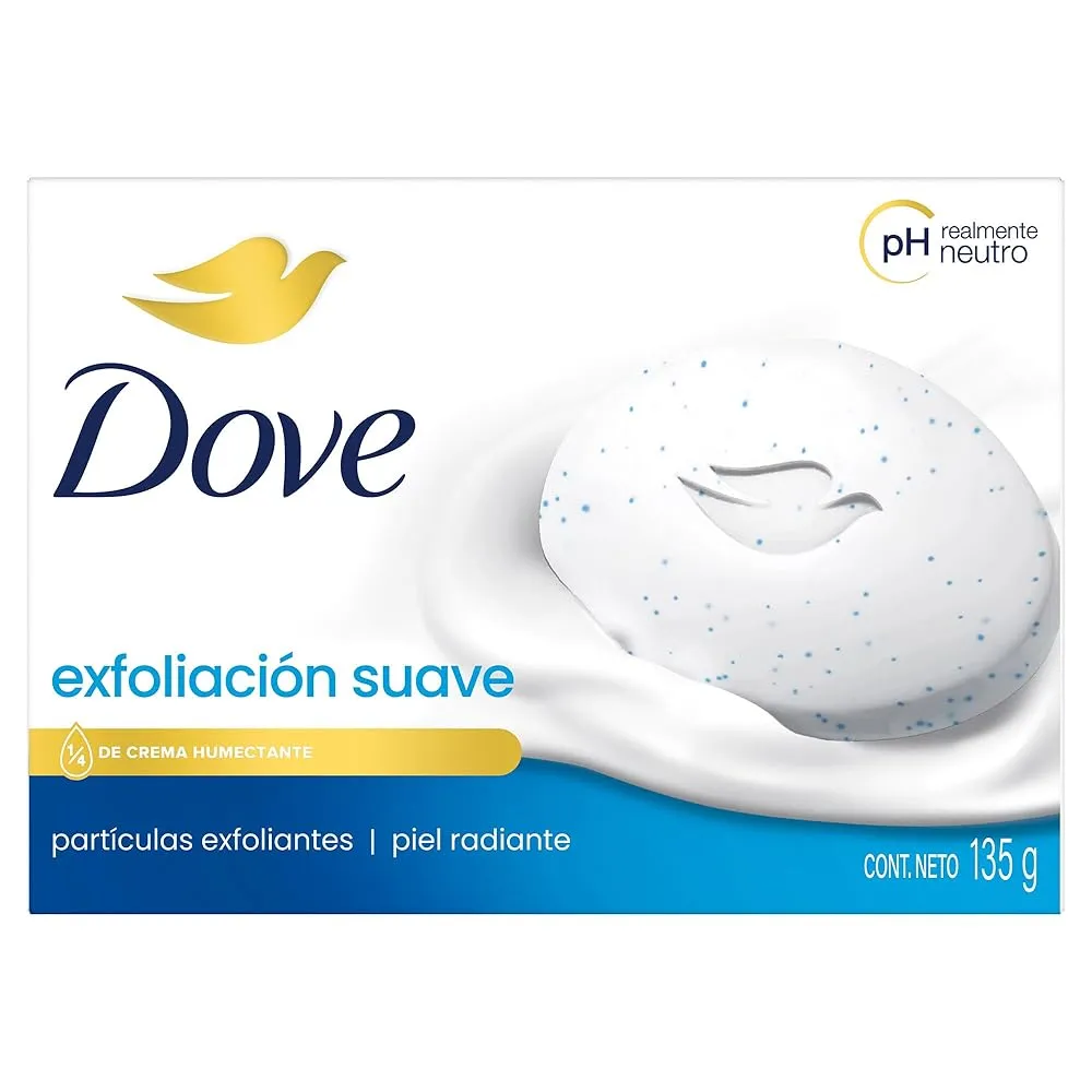 Jabón Dove exfoliación suave