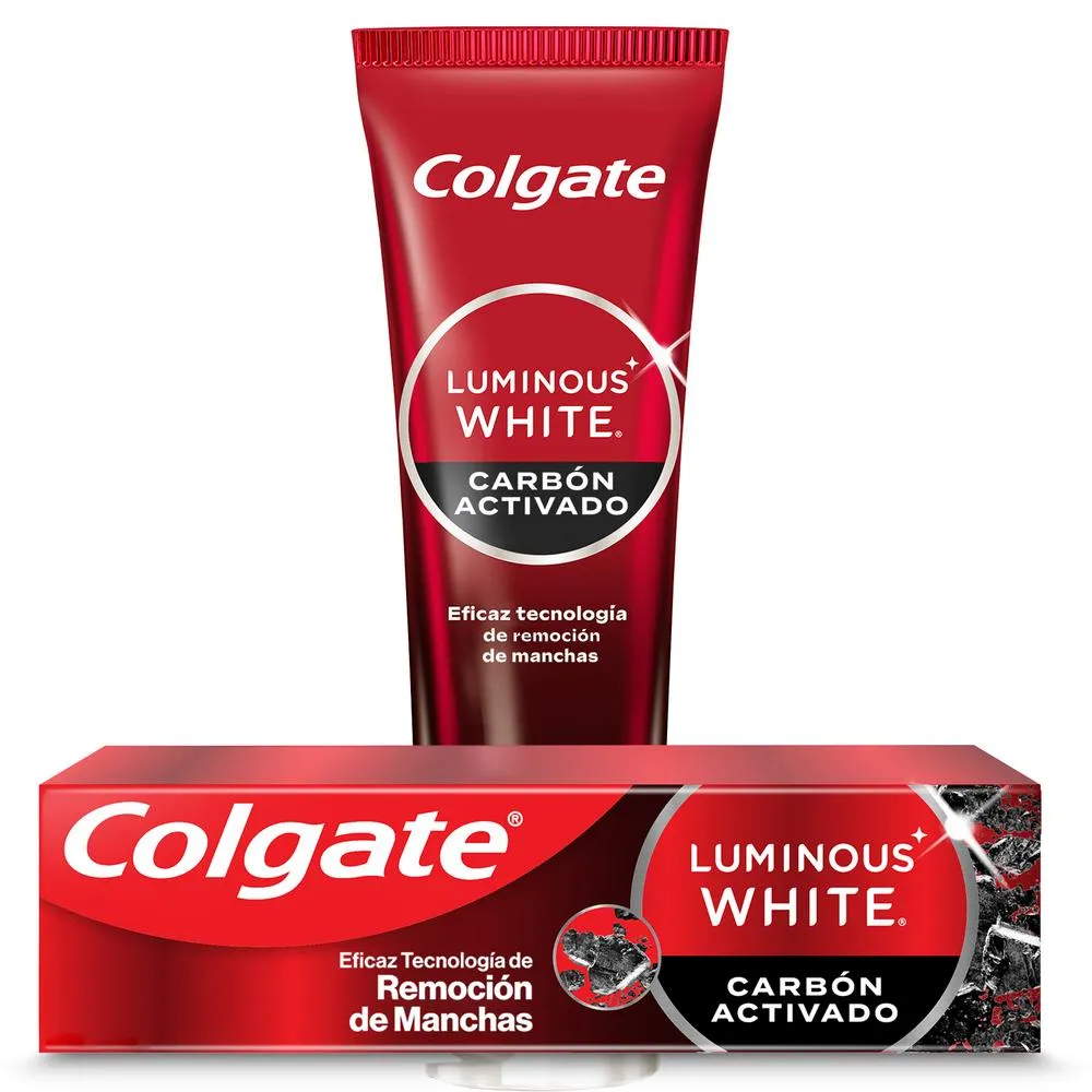 Pasta de dientes Colgate Luminous White Carbón activado 125ml