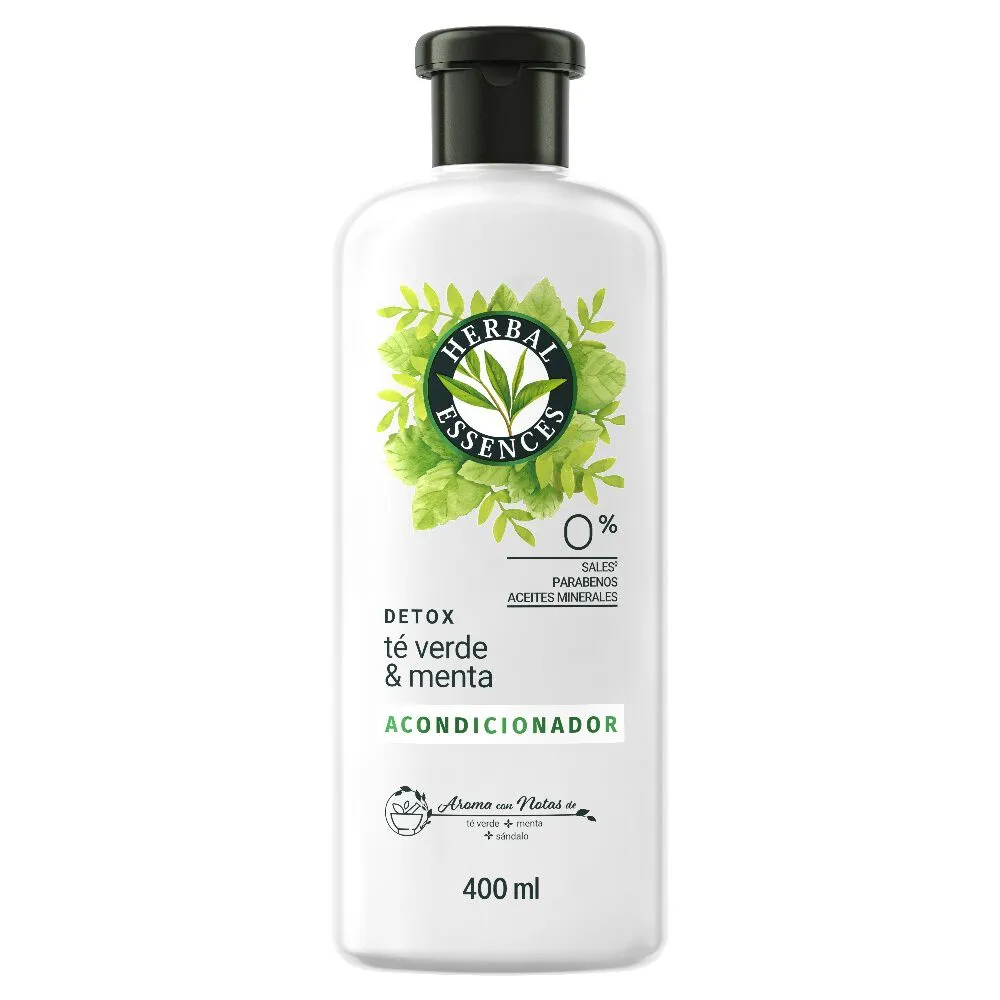 Acondicionador Herbal Essences té verde & menta