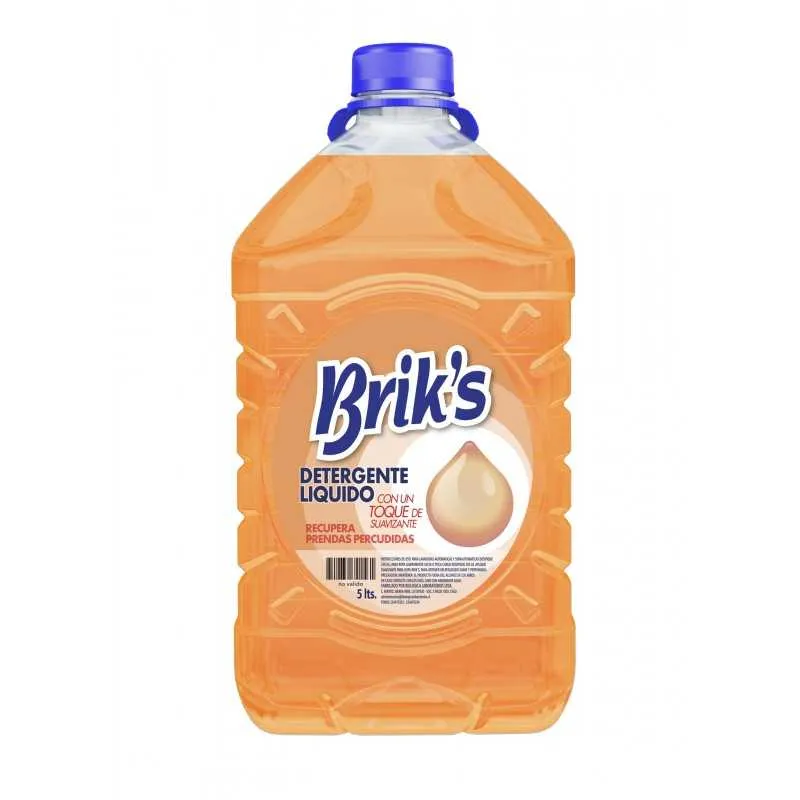 Detergente Briks naranjo 5 litros