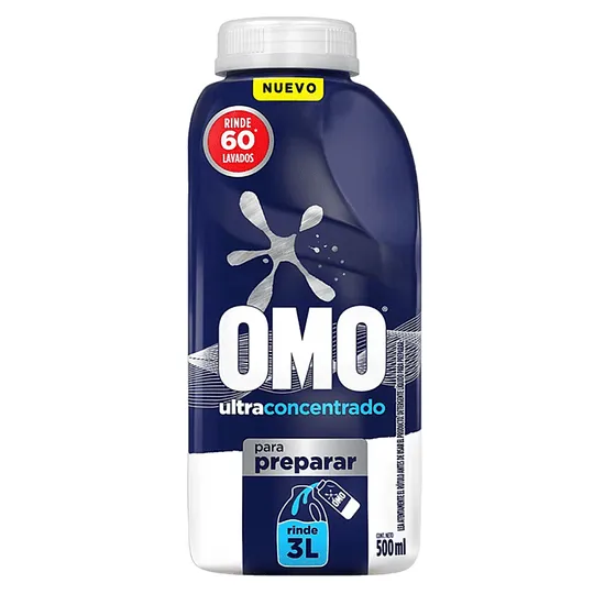 Detergente OMO ultra concentrado para diluir