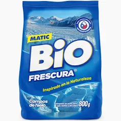 Detergente Bio azul en polvo 800gr