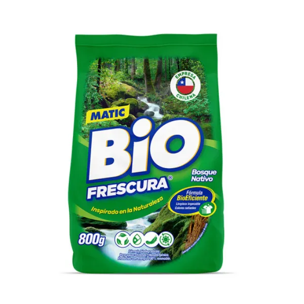 Detergente Bio verde en polvo 800gr